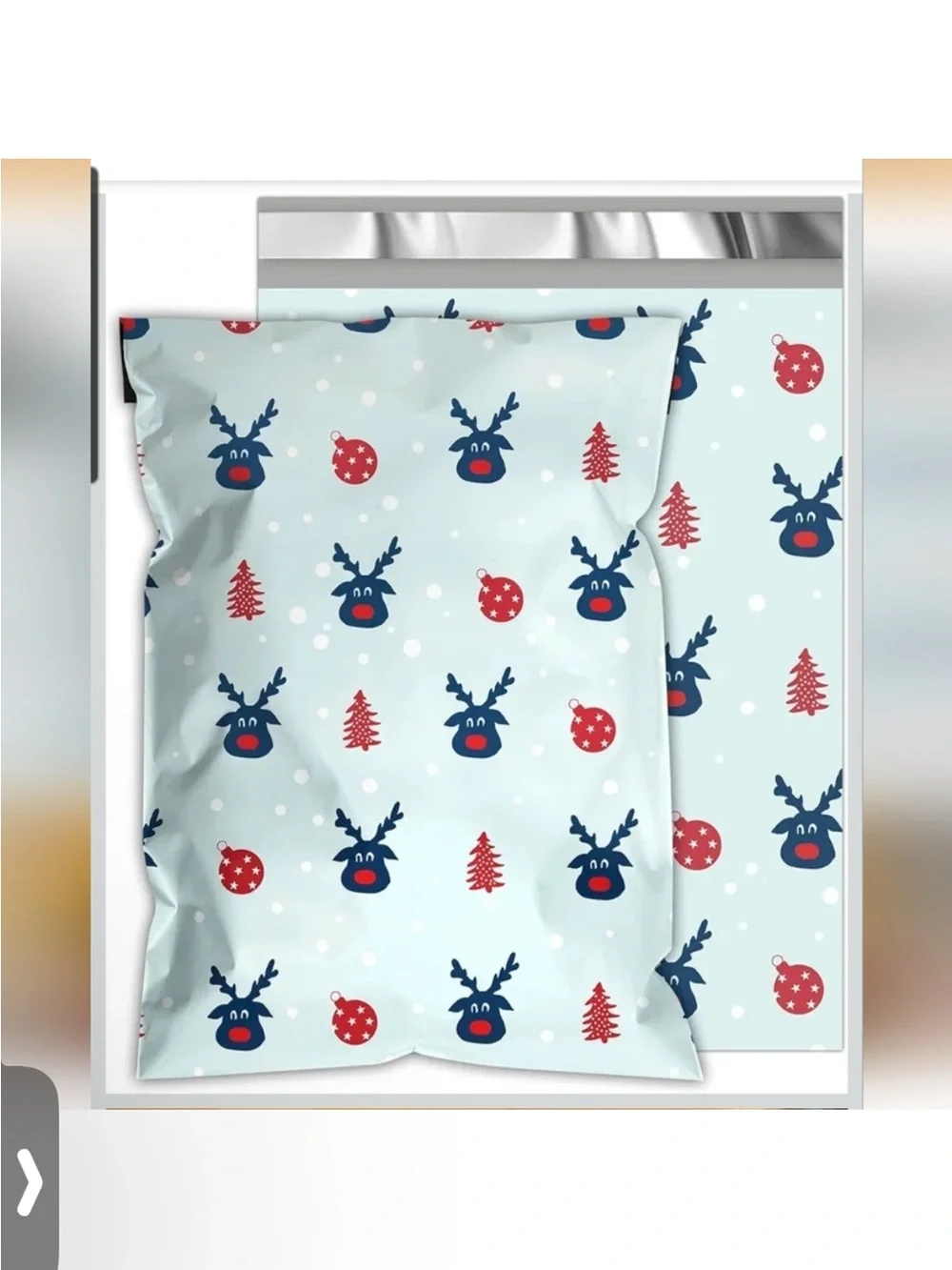 Holiday Reindeer Gift Bag 25ct